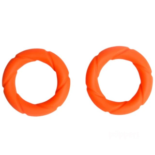 27 mm Sport Fucker Ready Ring Orange dwupak jaskrawych pierścieni erekcyjnych