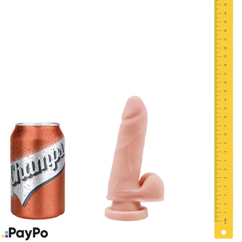 9,5/3 cm Champs DUAL DENSITY Softy małe dwuwarstwowe dildo z jądrami i przyssawką 9,5/3 cm Champs DUAL DENSITY Softy małe dwuwarstwowe dildo z jądrami i przyssawką