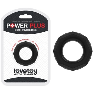 19 mm Lovetoy Power Plus Cock Ring pierścień erekcyjny