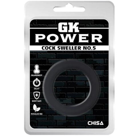 47 mm GK Power Cock Sweller No.5 silikonowy pierścień erekcyjny