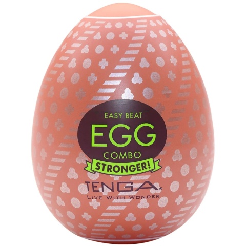 Jajo masturbator dla mężczyzn Tenga Egg Stronger Combo