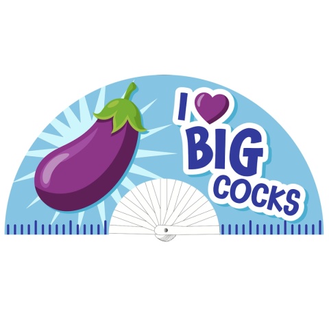Wachlarz LGBT I Love Big Cocks