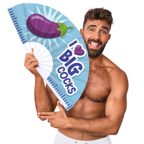 Wachlarz LGBT I Love Big Cocks