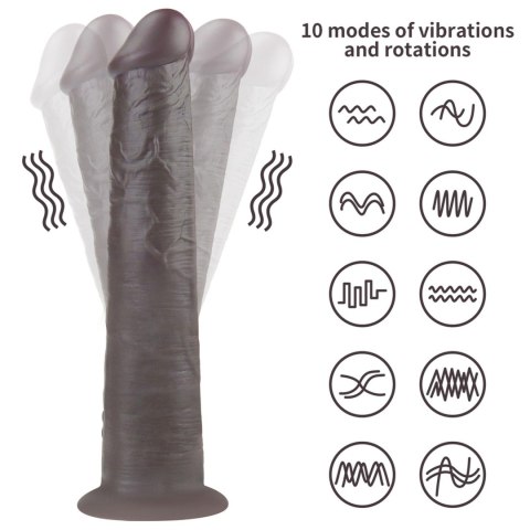 10'' Dual Layered Platinum Silicone Rotator