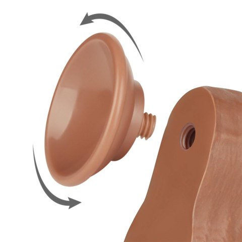 8.5'' Sliding Skin Dual Layer Dong Brown