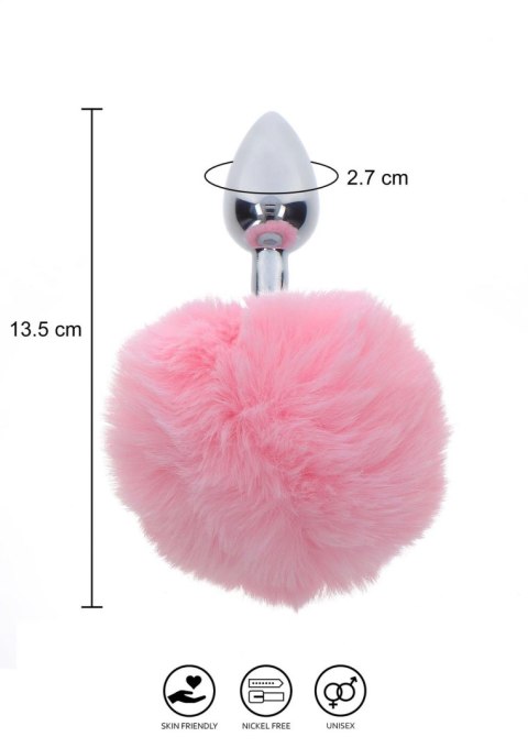 Bunnytail Buttplug Pink