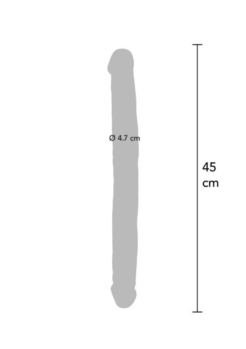 Double Dong 18 Inch Light skin tone