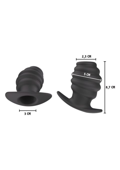 Intruder Open Plug M Black