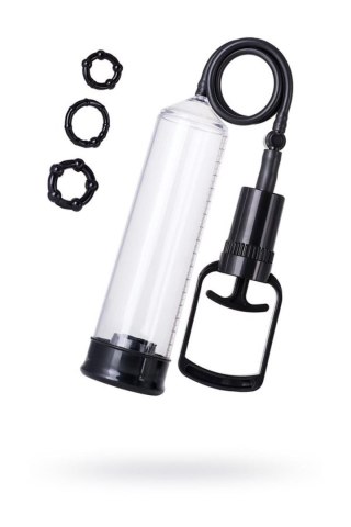 A-TOYS, Penis Pump, PVC, Black, 23.5 cm