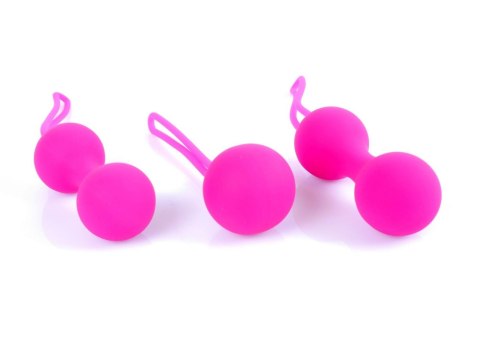 Kulki-Silicone Kegal Balls Set - Pink