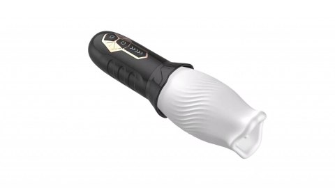Rotating and vibrating masturbator
