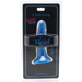 12/2,5 cm ToyJoy Get Real Happy Dicks dwuwarstwowe niebieskie dildo 6" W