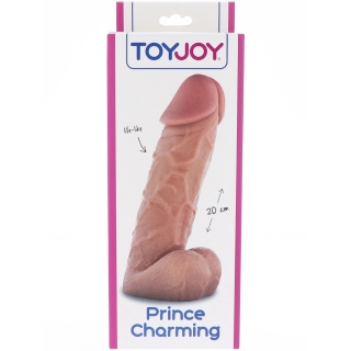 15/5 cm ToyJoy Prince Charming 20 grube realistyczne dildo