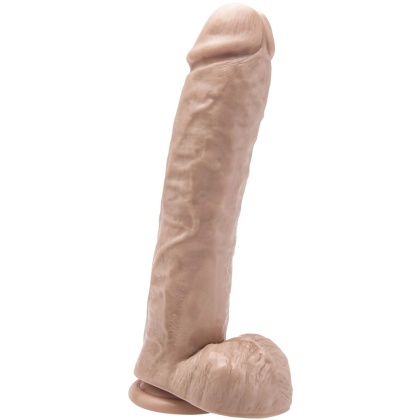 22/5,5 cm ToyJoy Get Real duże grube dildo z jądrami i przyssawką 11"