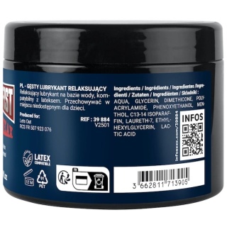 F&F FF Hybrid Relax relaksujący gęsty żel do fistingu 500 ml