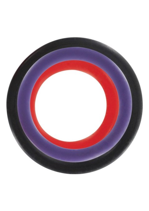 Triple Rings Multicolor 3pcs Multicolor