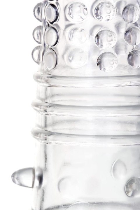 A-TOYS, Penis Sleeve, TPR, Transparent, 14.7 cm