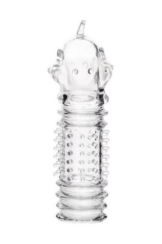 A-TOYS, Penis Sleeve, TPR, Transparent, 15.3 cm