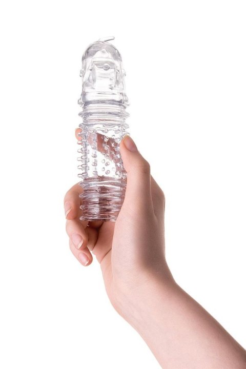 A-TOYS, Penis Sleeve, TPR, Transparent, 15.3 cm