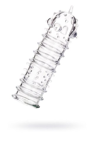 A-TOYS, Penis Sleeve, TPR, Transparent, 15.3 cm