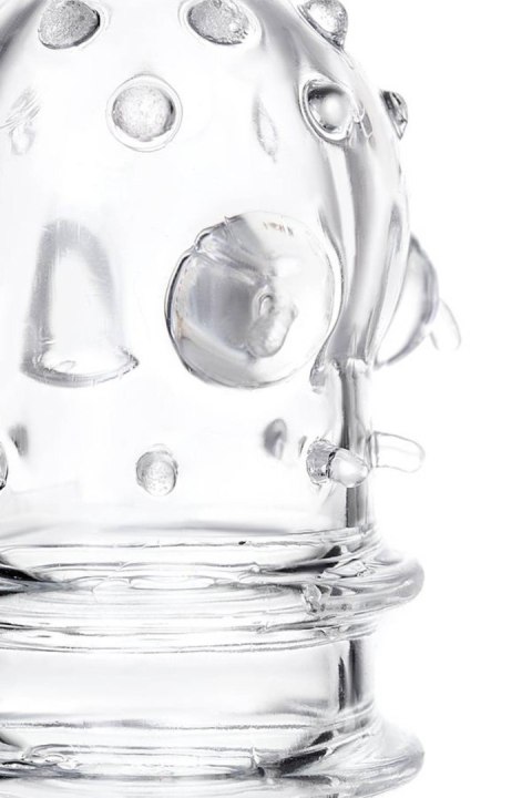 A-TOYS, Penis Sleeve, TPR, Transparent, 15.3 cm