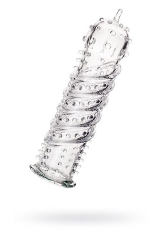 A-TOYS, Penis Sleeve, TPR, Transparent, 15.5 cm