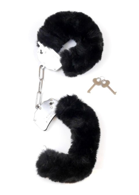 Kajdanki Fetish B - Series- Furry Cuffs Black