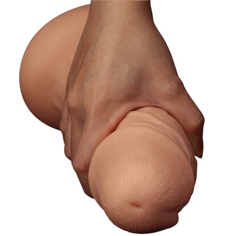 Grube wygięte dildo z przyssawką