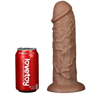 22/6 cm Lovetoy Legendary King-Sized Realistic Chubby Dildo grube żylaste dildo z przyssawką
