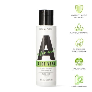 A is for Aloe Vera - Anal Lubricant with Aloe 120 ml