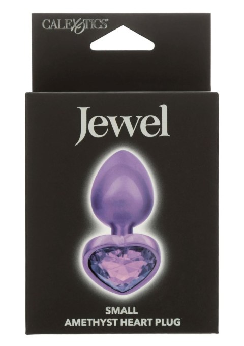 Diamond Heart Plug Small Purple