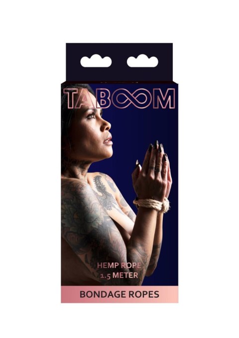 Hemp Rope 1.5 meter 7 mm Nude