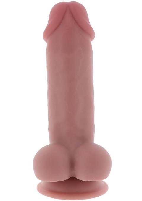 Deluxe Dual Density Thick Dildo TPE 17 cm