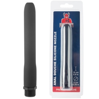 F&F Anal Douche Silicone Nozzle miękka końcówka prysznicowa do lewatywy 15 cm
