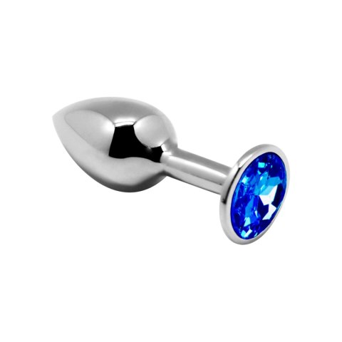 Mini Metal Butt Plug M blue