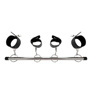 Spreader bar with wrist and ankle cuffs