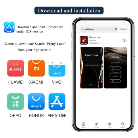 Pretty Love Anthony Smart App Vibrating Anal Plug