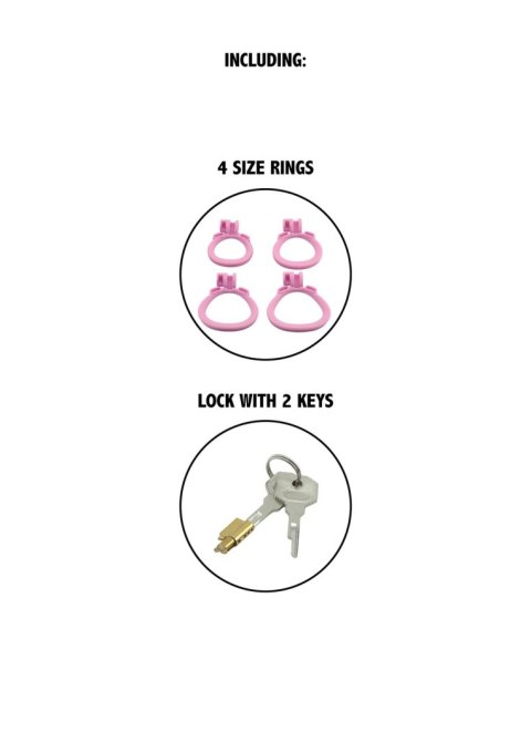 Penis Prison Cock Cage Regular Pink