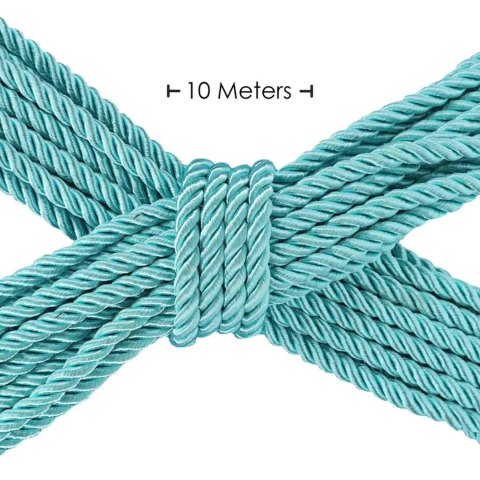 Polyester Bondage Rope - 32.8 ft / 10 m - Blue