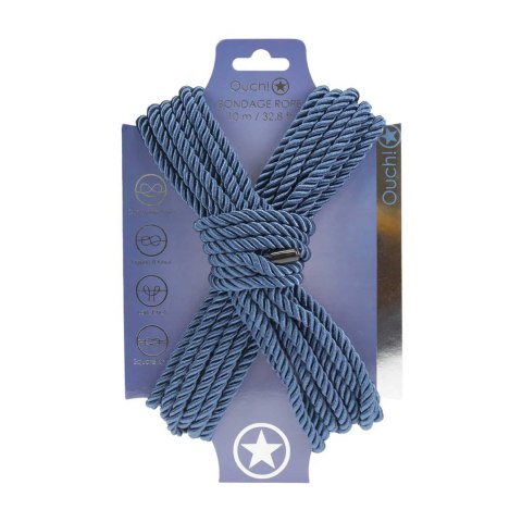 Polyester Bondage Rope - 32.8 ft / 10 m - Navy Blue