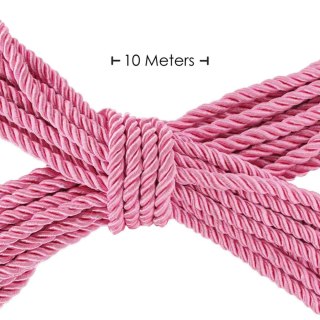 Polyester Bondage Rope - 32.8 ft / 10 m - Pink