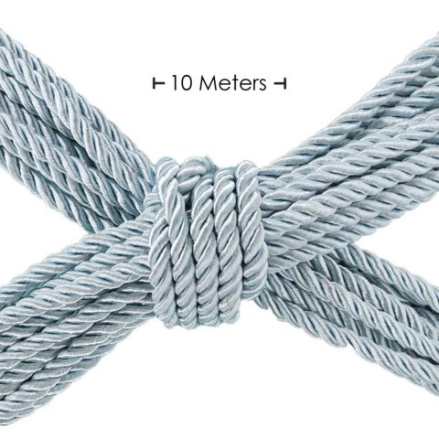Polyester Bondage Rope - 32.8 ft / 10 m - Powder Blue