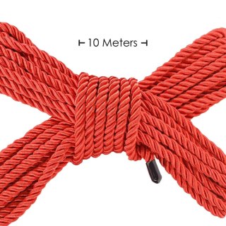 Polyester Bondage Rope - 32.8 ft / 10 m - Red