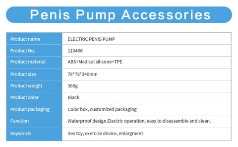 Pompka- PASSION PUMP, PREMIUM RECHARGEABLE AUTOMATIC WATERPROOF LCD PUMP