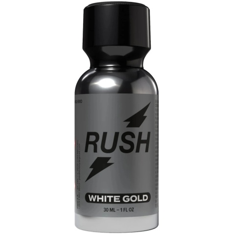 Poppers Rush White Gold w metalowej butelce 30 ml