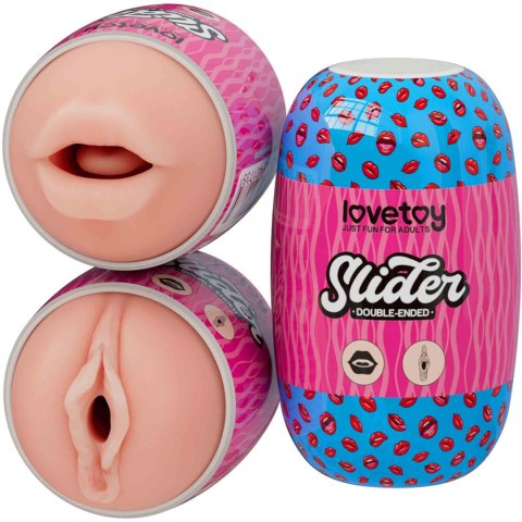 Slider Double-Ended Masturbator Mouth and Vagina