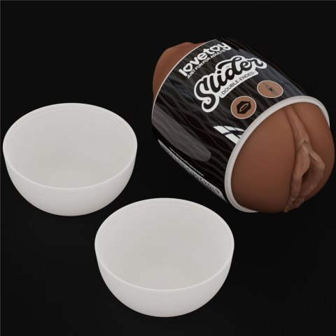 Slider Double-Ended Masturbator Mouth and Vagina