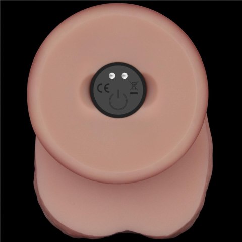 10" Vibrating Sliding Skin Pro II Dual Layer Silicone Dong