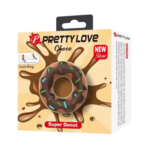 Pierścień erekcyjny na penisa Pączek Donut Choco Pretty Love