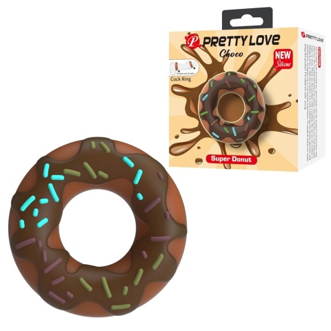 Pierścień erekcyjny na penisa Pączek Donut Choco Pretty Love